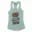 Andha Kelviya Enna Pathu Yenda Ketta Women's Racerback Tank in Solid Mint Color
